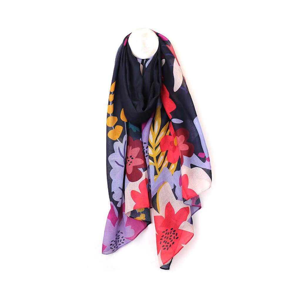 Peace of Mind Recycled Tropical Print Scarf